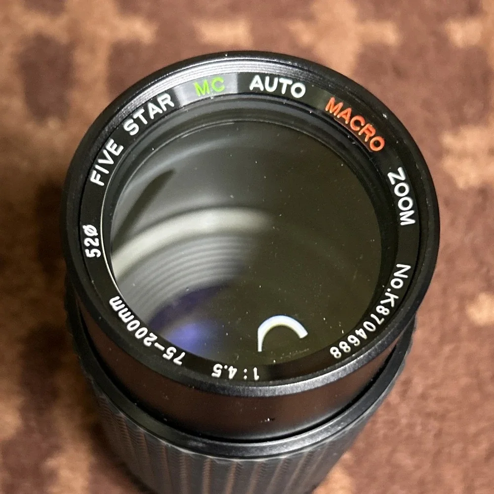 Minolta Mount Zoom Lens 75-200mm Telephoto f/4.5‎     *Worn Box